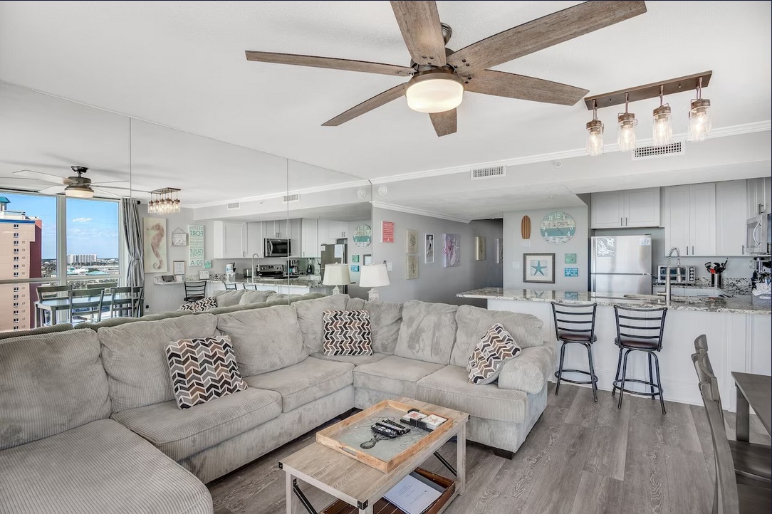 Pelican beach 1201 - living space